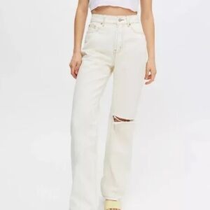 Urban Outfitters Tan Straight Jeans